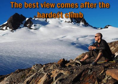 The Best View Comes After the Hardest Climb